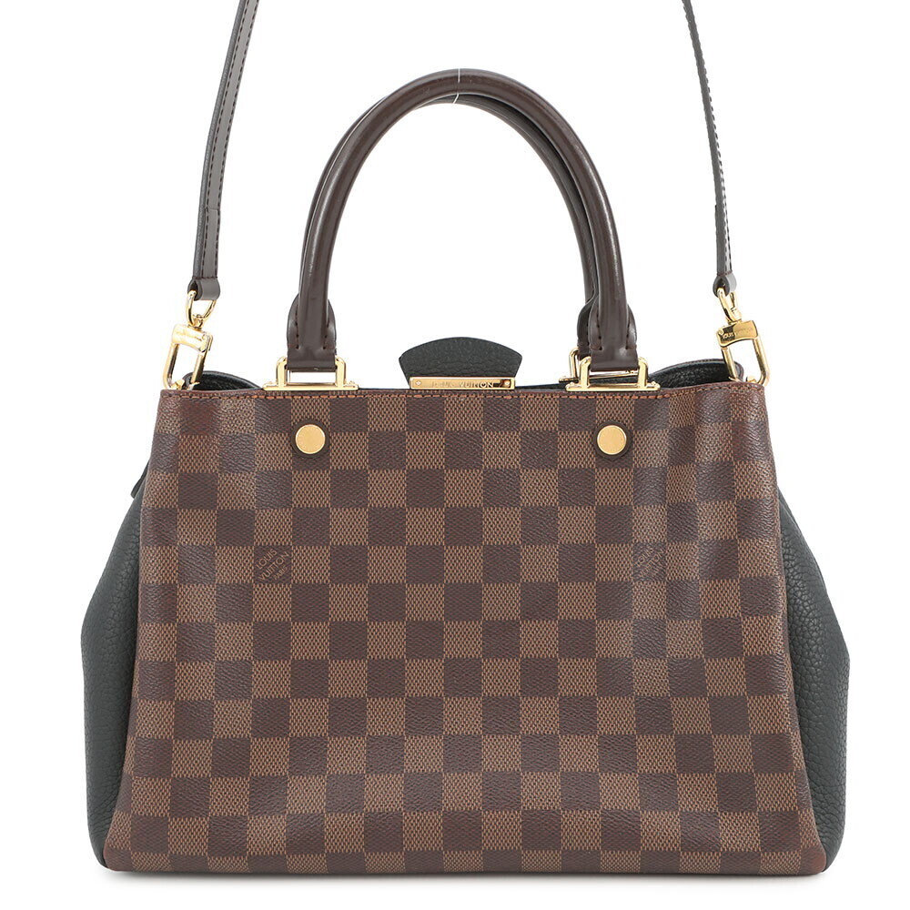 Louis Vuitton Damier Brittany Handbag Shoulder Black